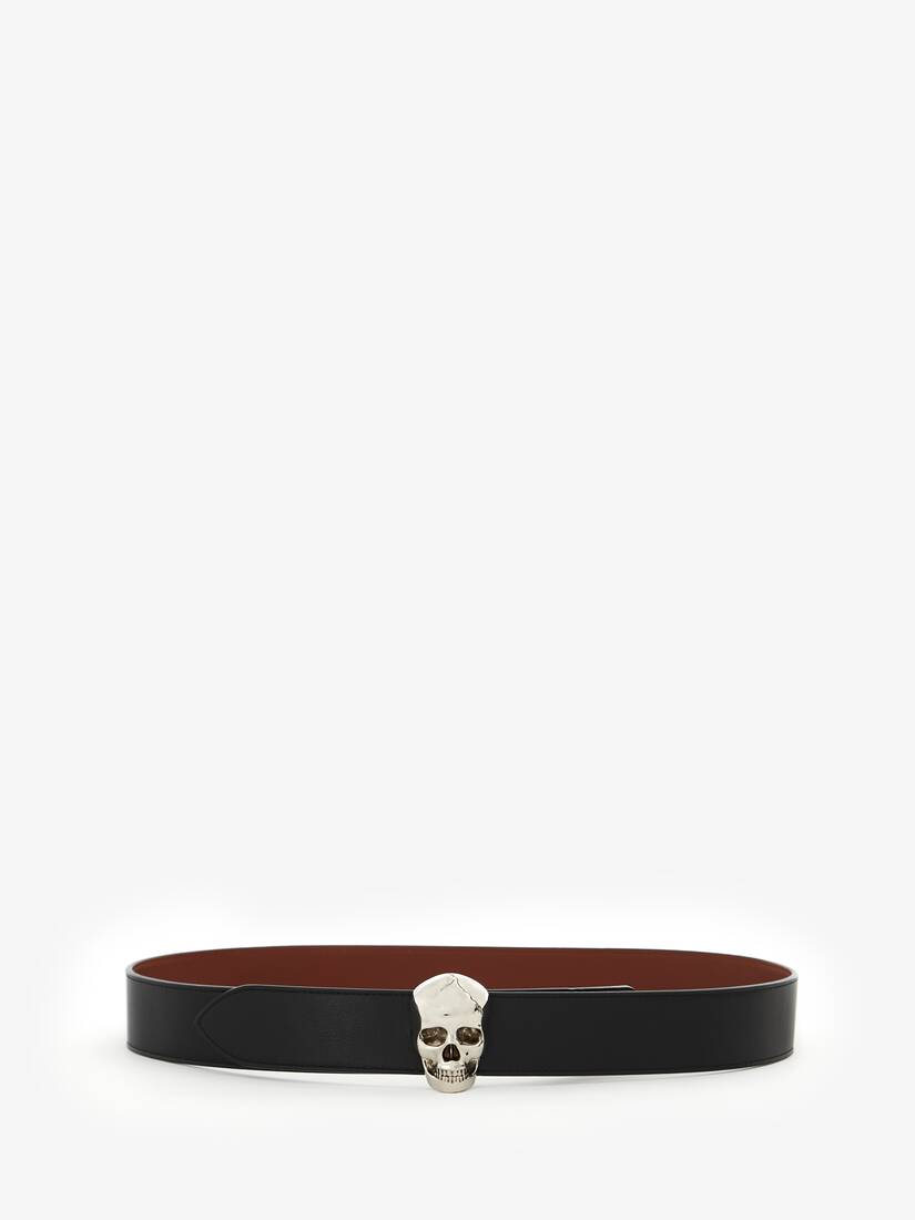 Cinturon Alexander McQueen 3d Skull Hombre - Negros - Mexico 586-NRVGSE